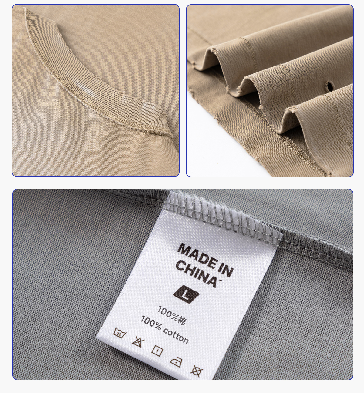 #S25106 Cotton 285GSM Acid Spray Distressed Wash Vest 15