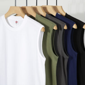 #NY21213 Cotton 220gsm Basic Vest For Men