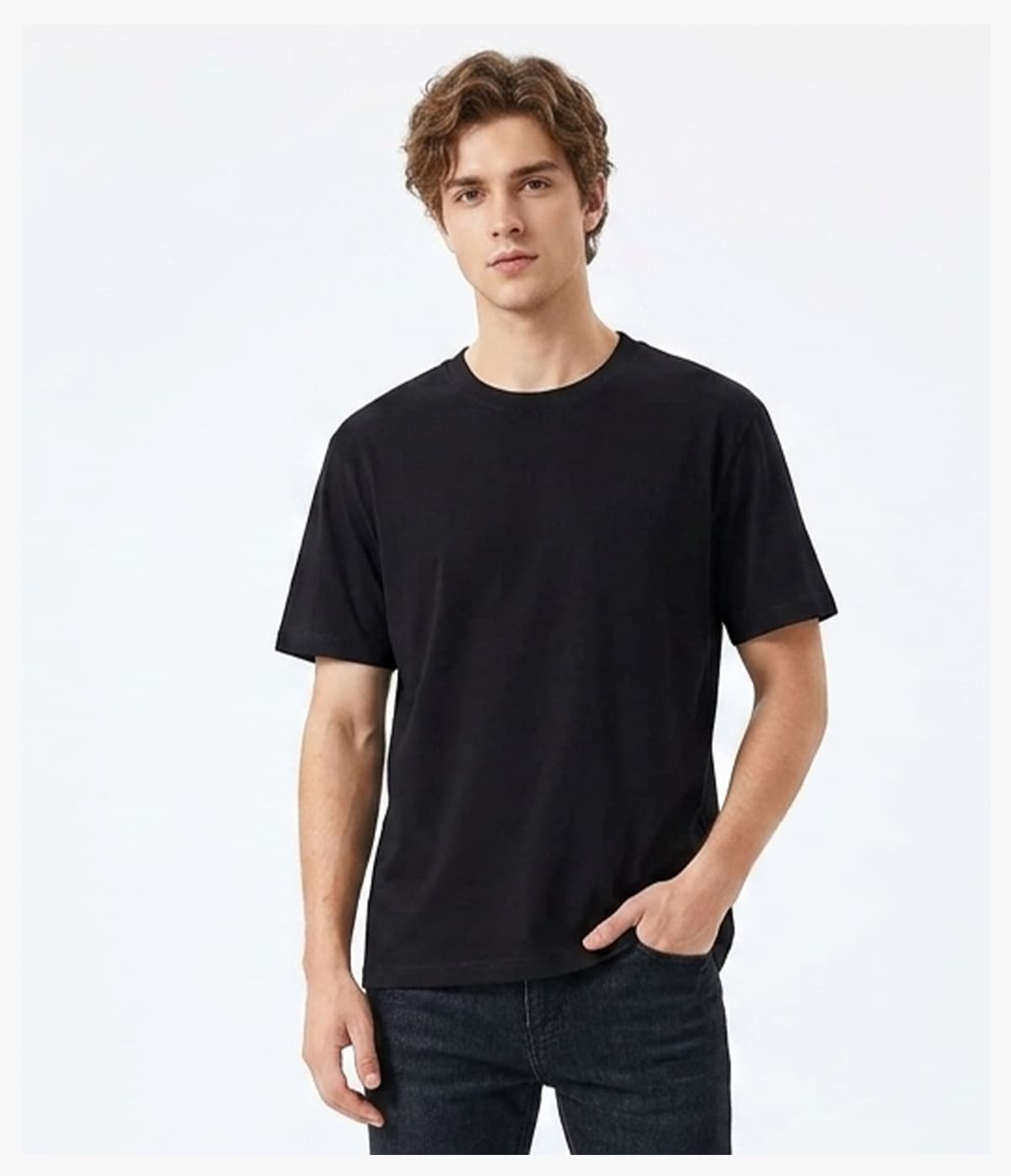 #01D Basic Fit Pure Cotton T-Shirt 230Gsm 34