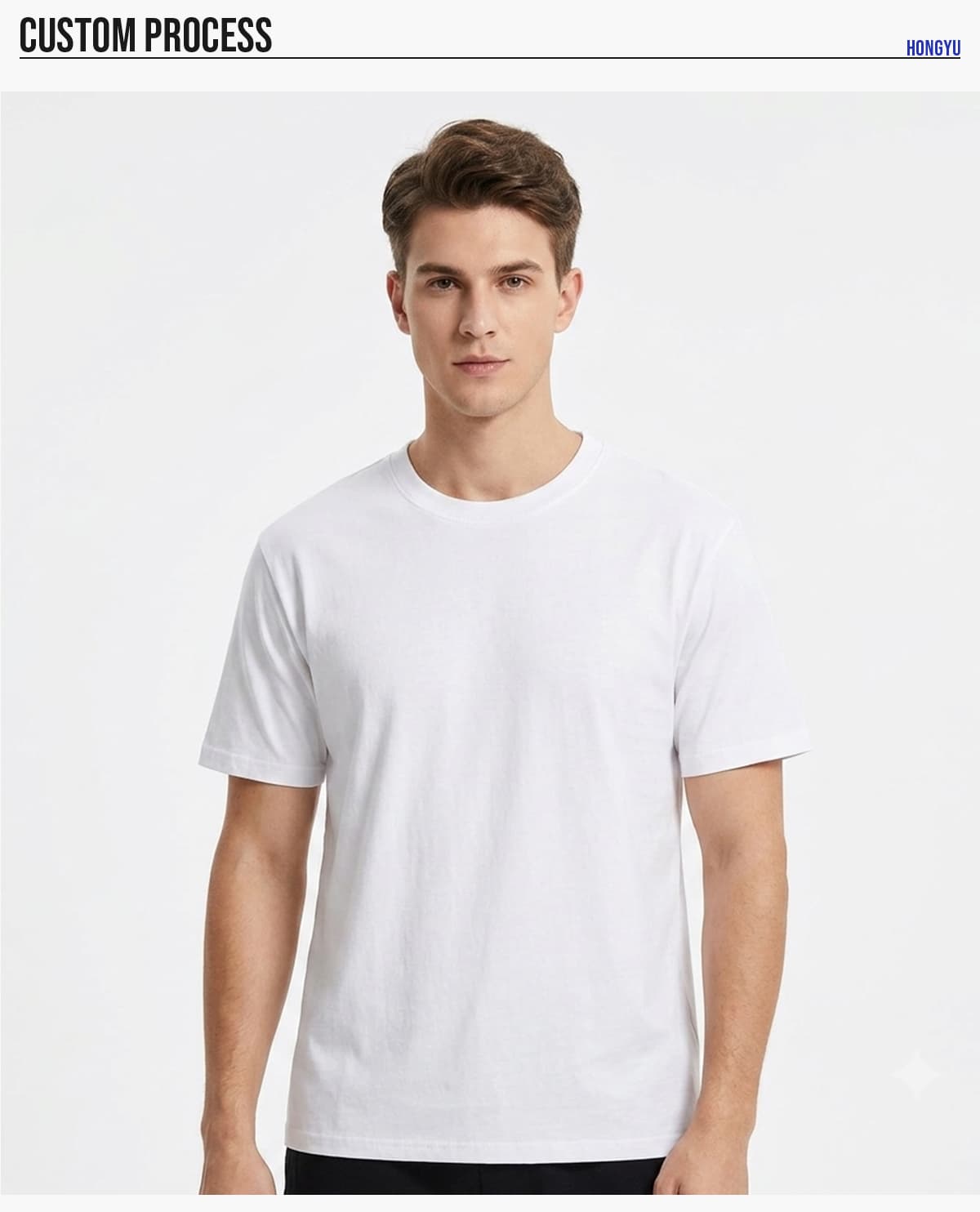 #01D Basic Fit Pure Cotton T-Shirt 230Gsm 30