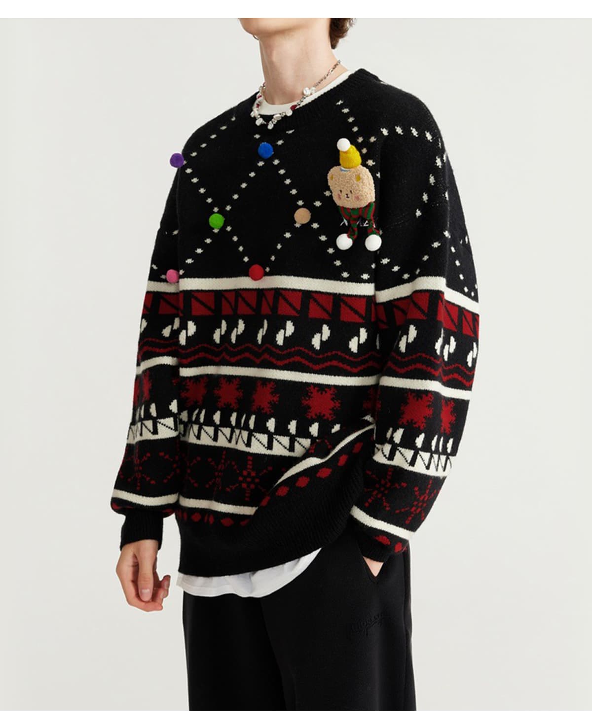 #10123W23 Christmas Collection Doll Pullover Sweater 19