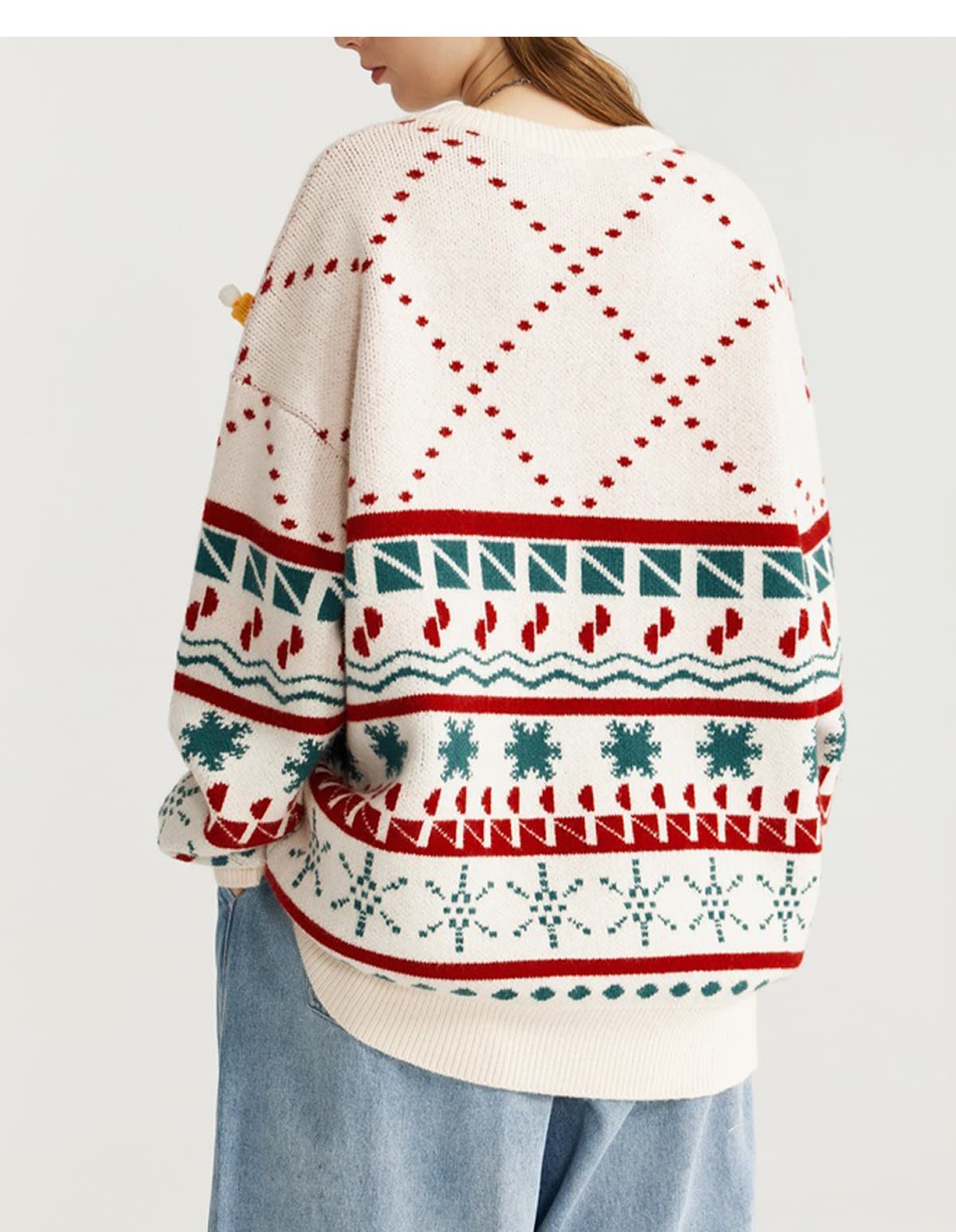 #10123W23 Christmas Collection Doll Pullover Sweater 21