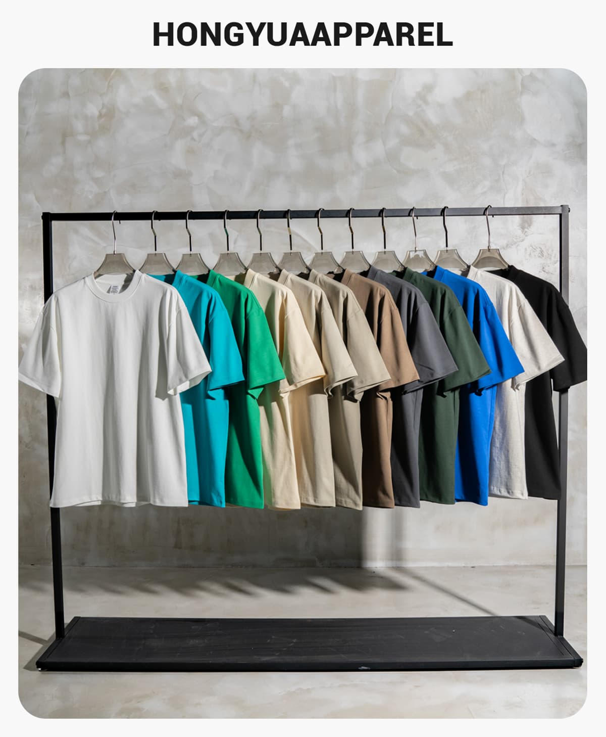 #S1722 Extra Thick 425GSM Drop Shoulder Oversize T Shirt 5