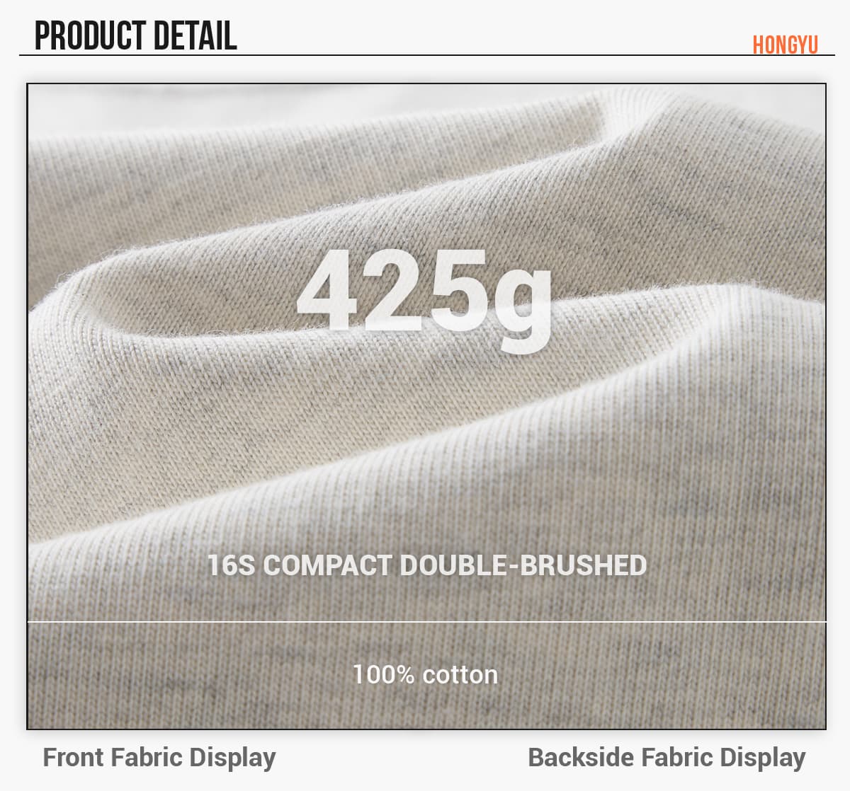 #S1722 Extra Thick 425GSM Drop Shoulder Oversize T Shirt 13