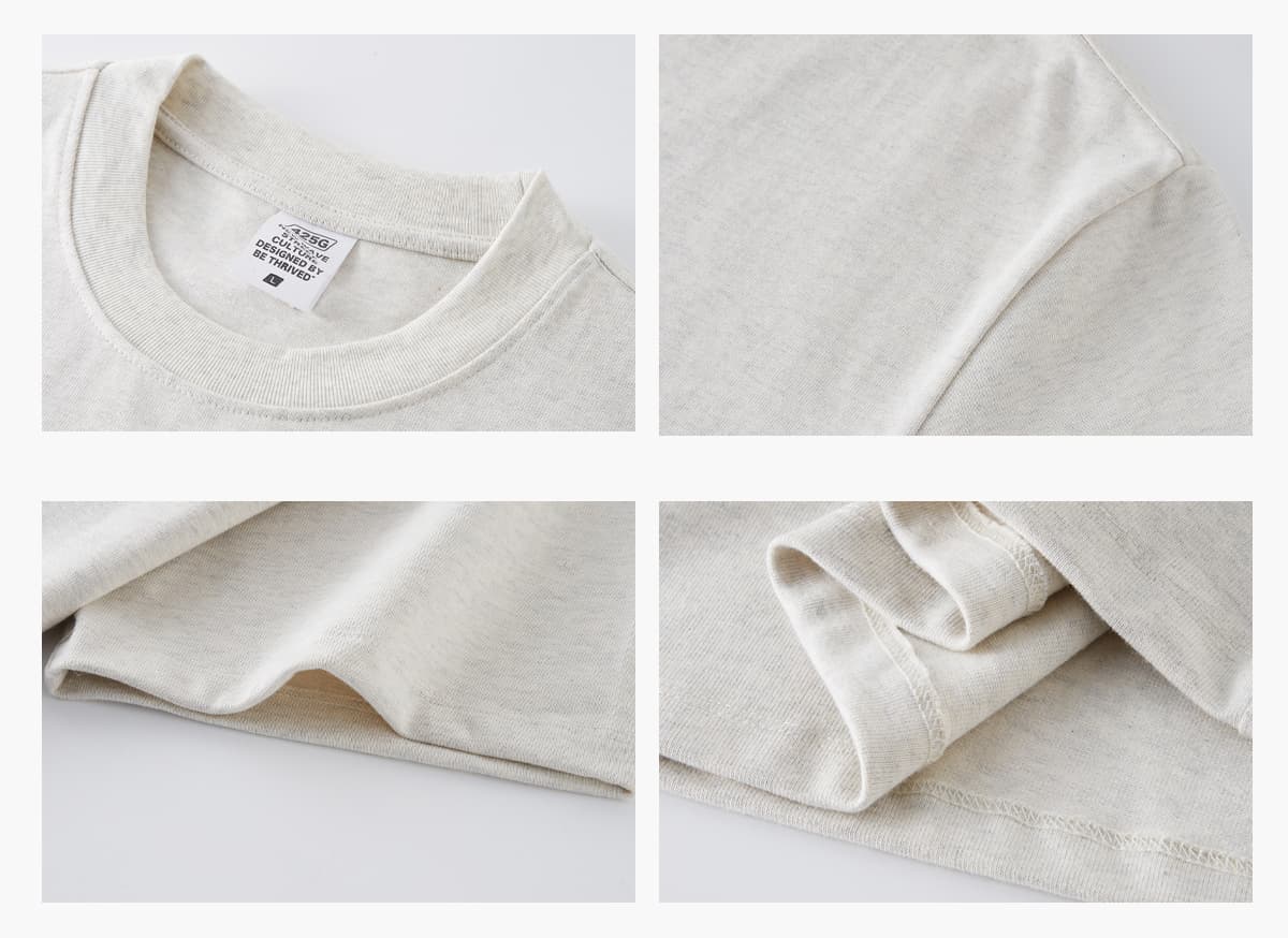 #S1722 Extra Thick 425GSM Drop Shoulder Oversize T Shirt 15