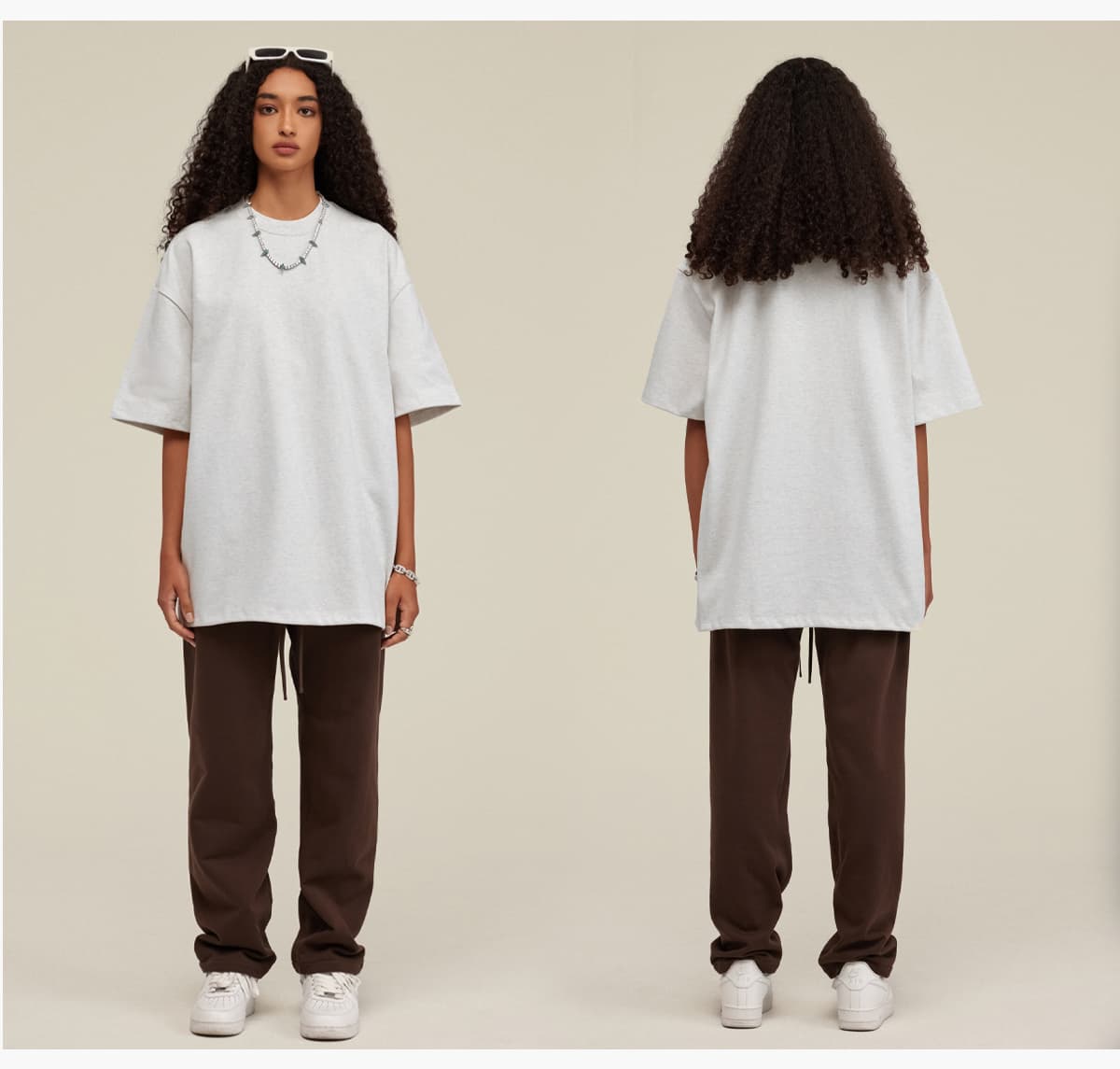 #S1722 Extra Thick 425GSM Drop Shoulder Oversize T Shirt 21