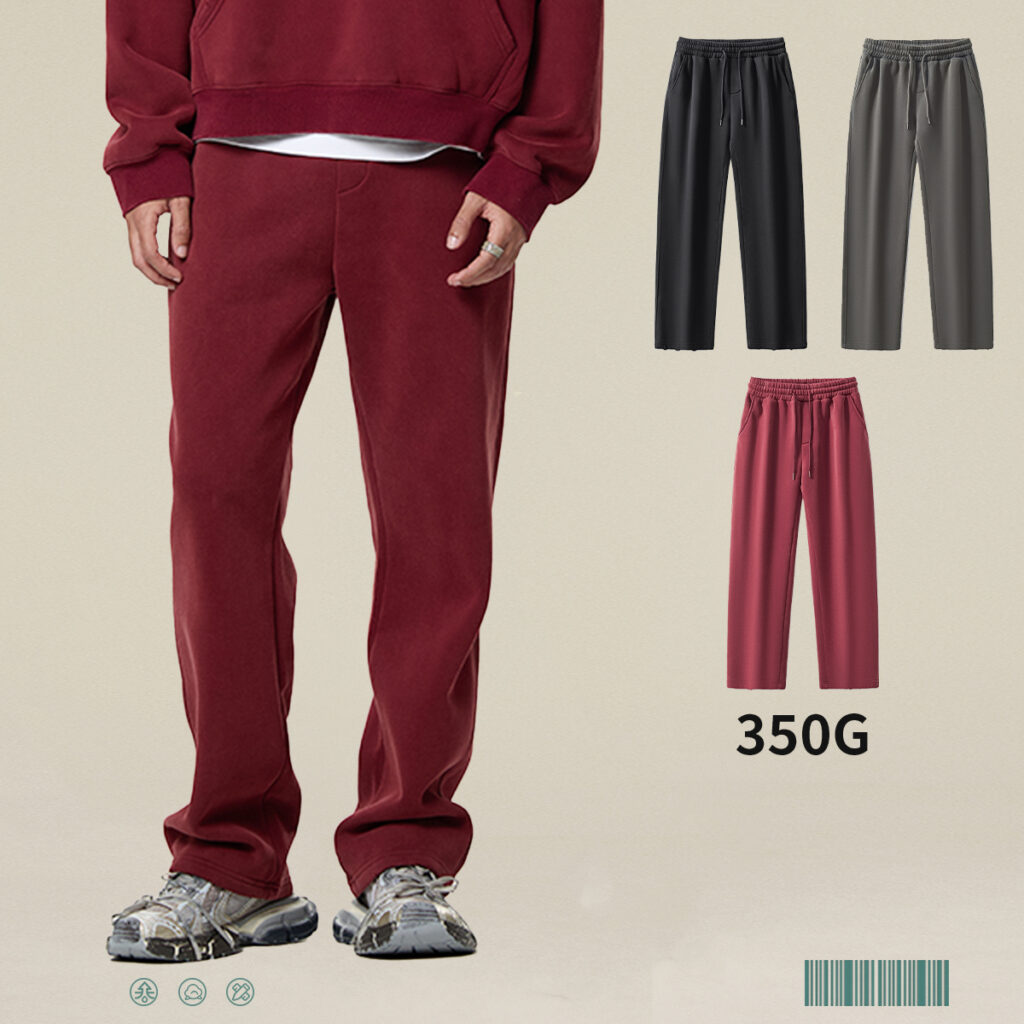 #DK028 Fleece 350Gsm Distressed Acid Wash Sweatpants
