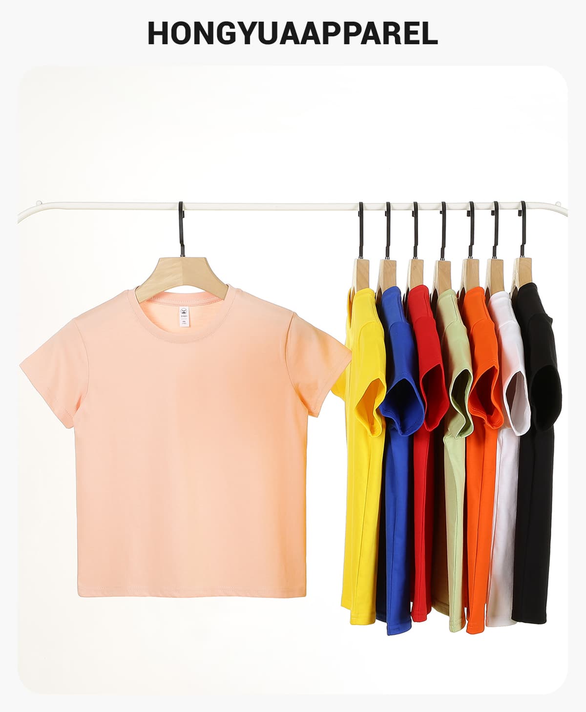 #S1001 Cotton 210Gsm Kid's Basic Fit T-Shirt 2