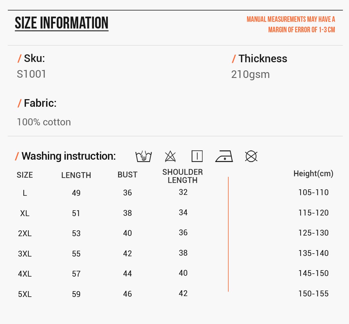 #S1001 Cotton 210Gsm Kid's Basic Fit T-Shirt 4