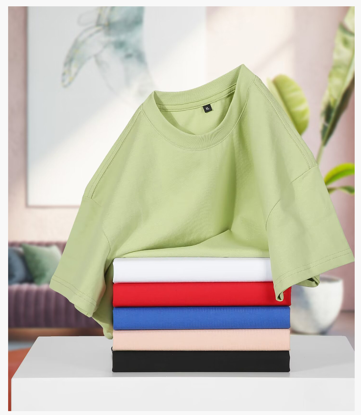 #S1002 Cotton 240Gsm Kid's Oversized T-Shirt 20