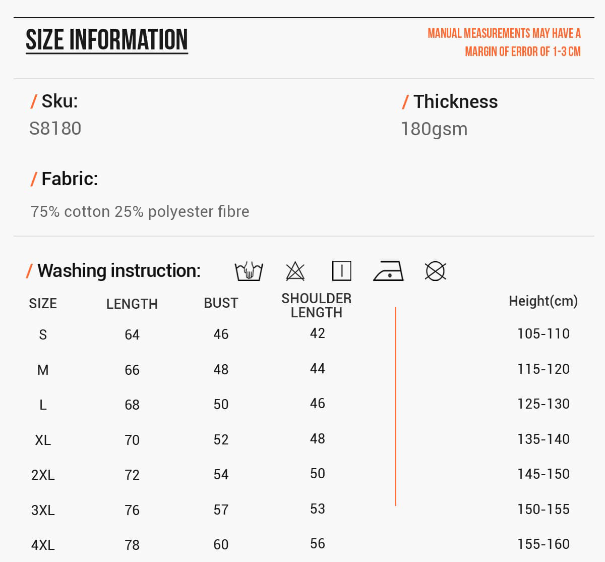 #S8180 Quick Dry180Gsm Cotton Sorona Cooling T-Shirt 7