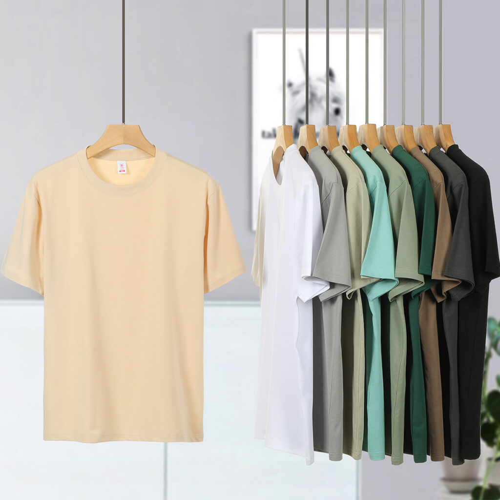 #S8180 Quick Dry180Gsm Cotton Sorona Cooling T-Shirt