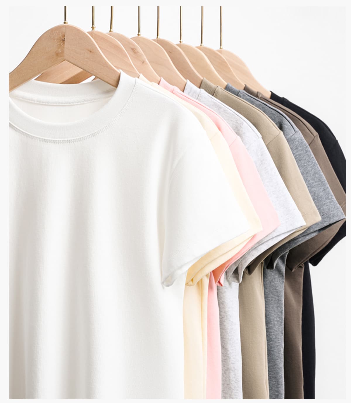 #1012T Stretch Ctton 220g Slim Fit Women T-shirt 20