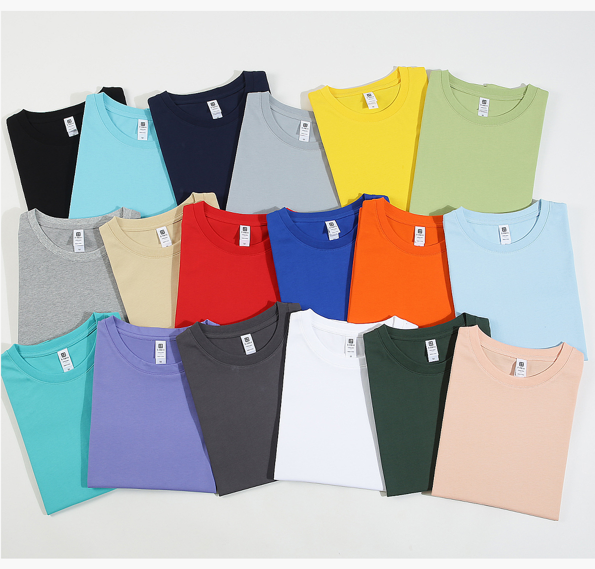 #A9210 Siro-Spun 20s 210g Cotton Basic Fit T-Shirt 29