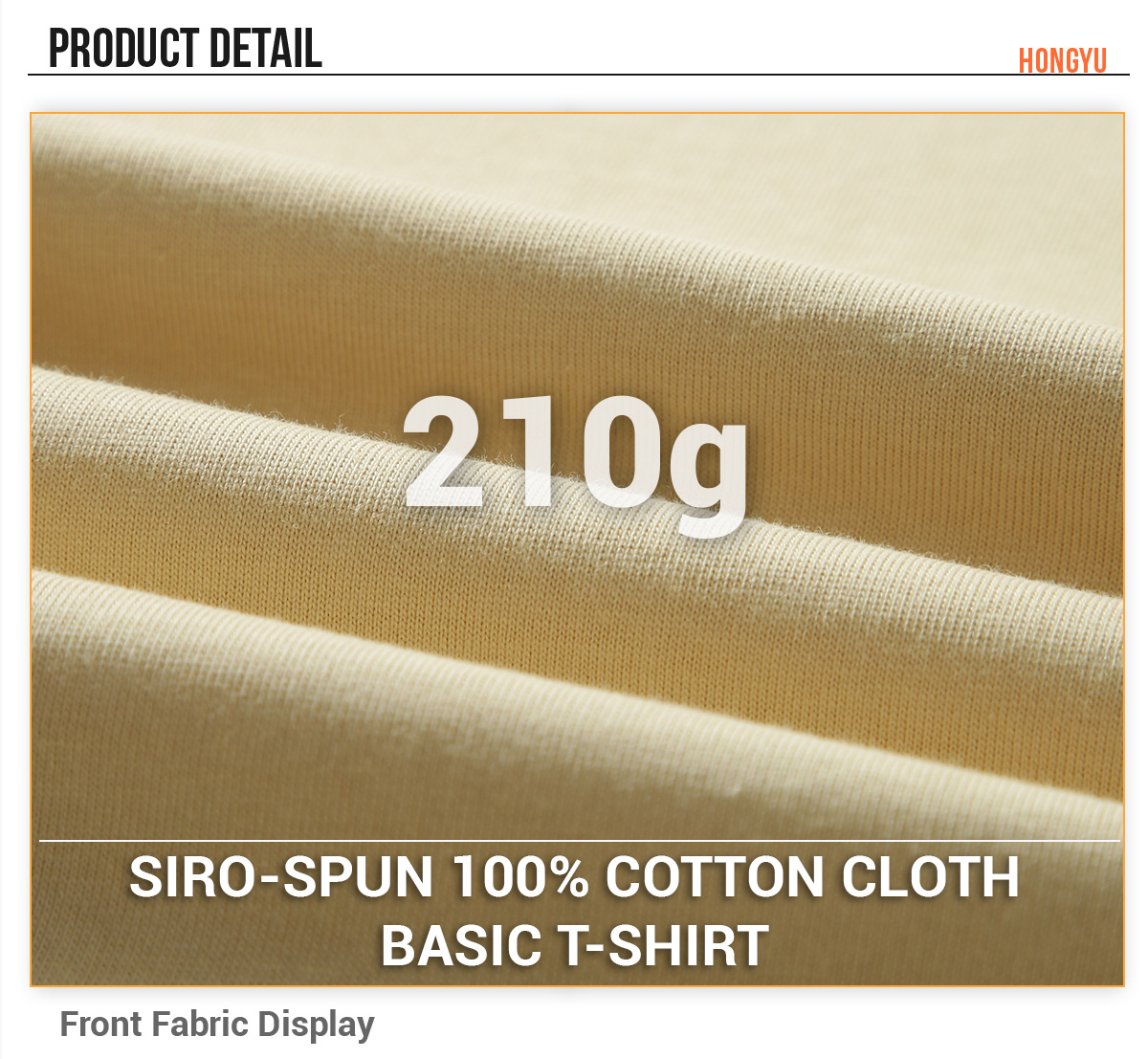 #A9210 Siro-Spun 20s 210g Cotton Basic Fit T-Shirt 15