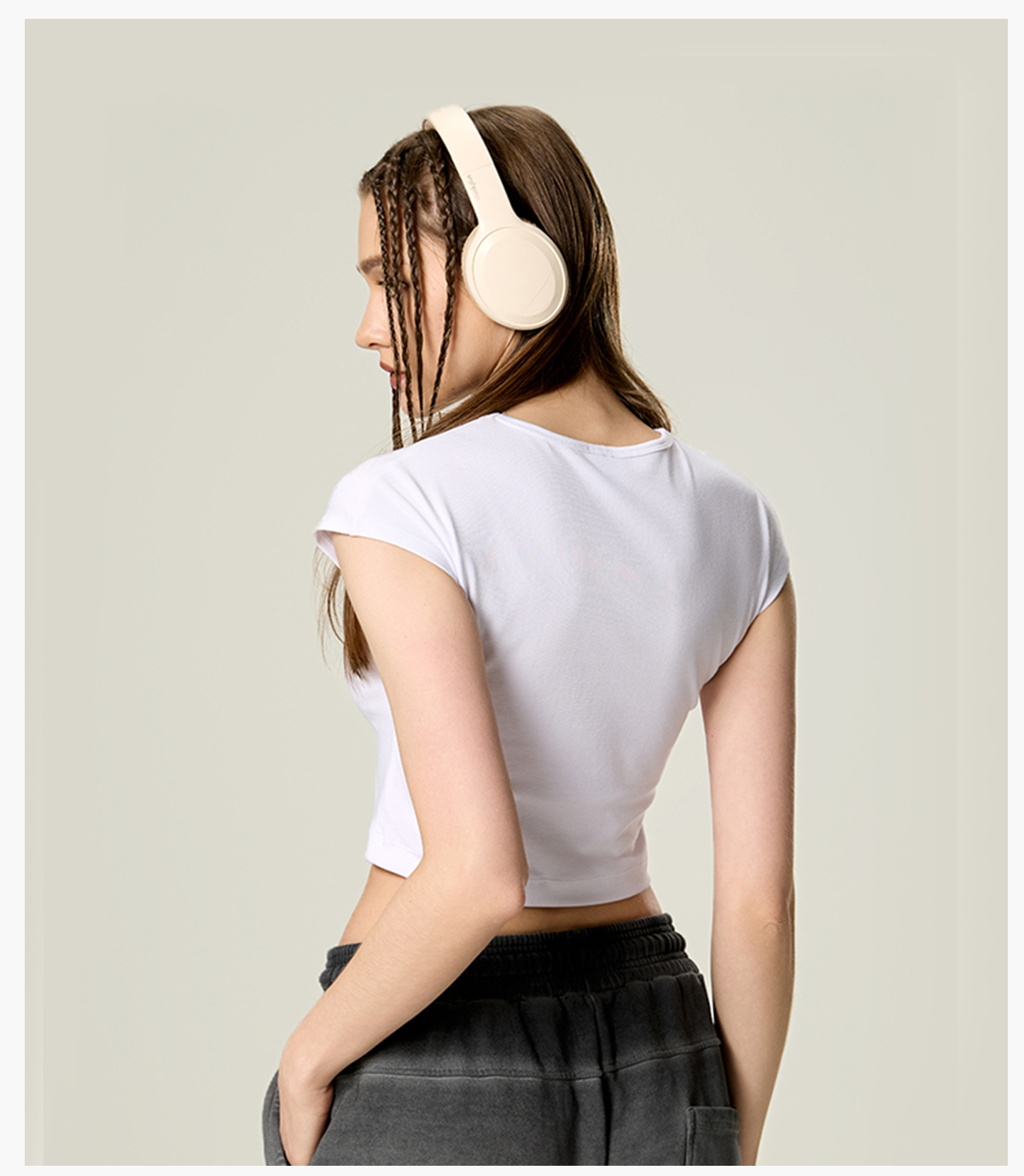 #BX8105 Rib 260gsm Stretch Crop Y2K Baby Tee 23