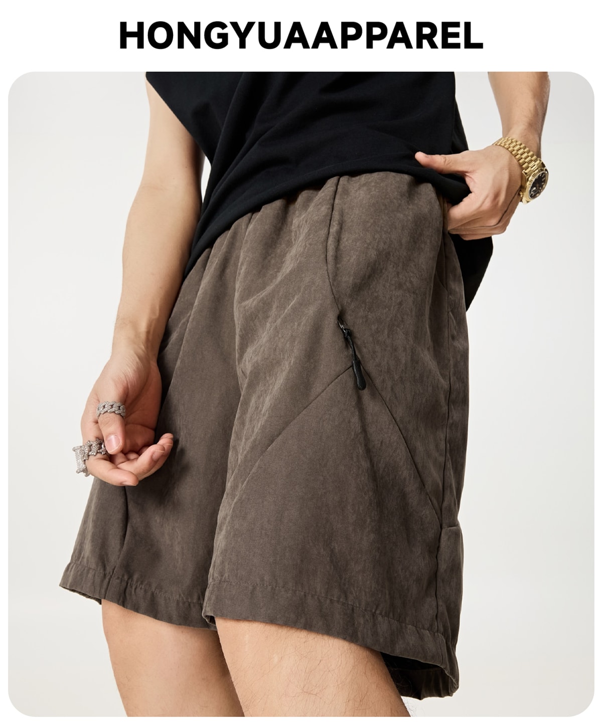 #K25126 WaterProof 160GSM Quick Dry Beach Shorts 5