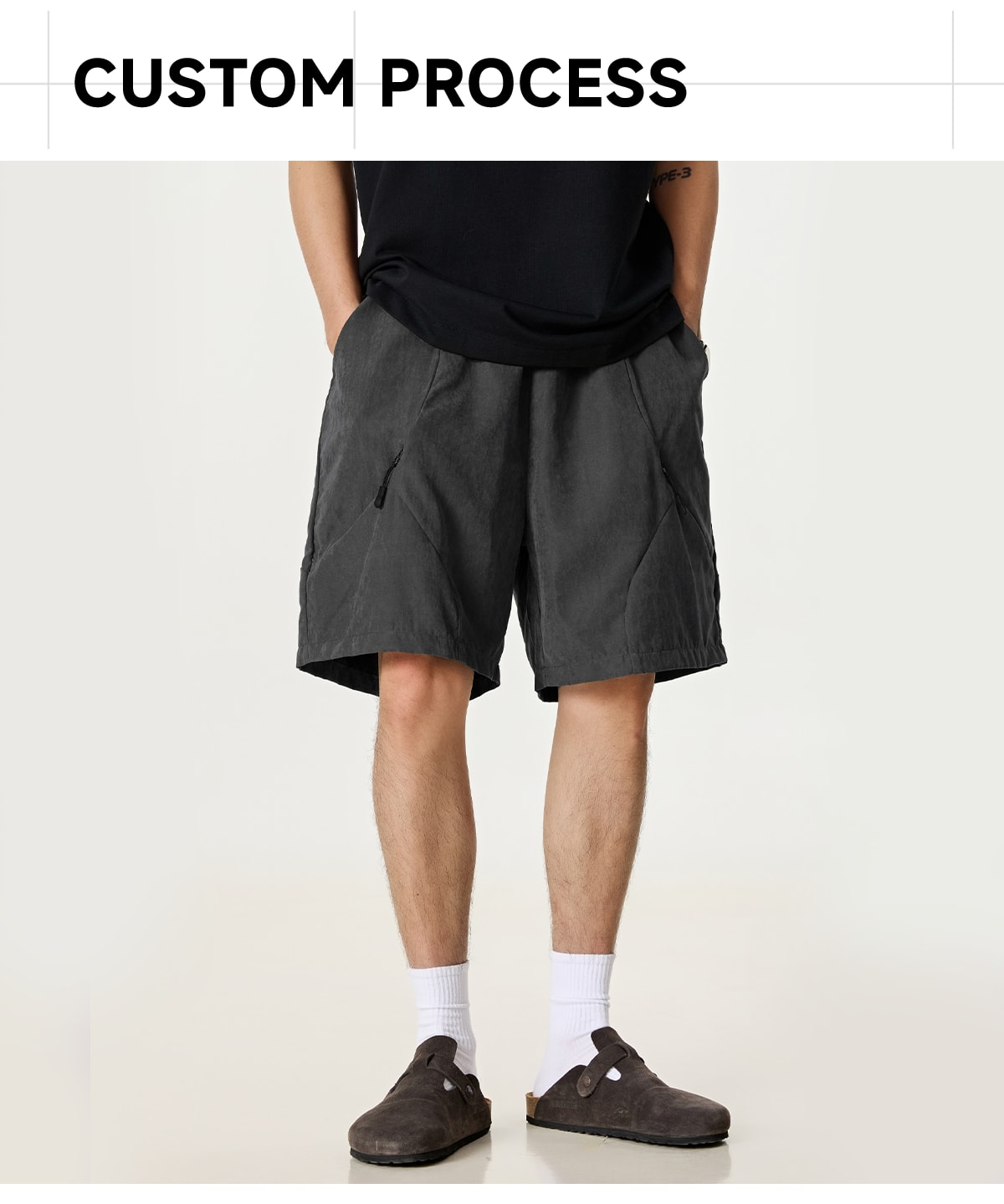 #K25126 WaterProof 160GSM Quick Dry Beach Shorts 25
