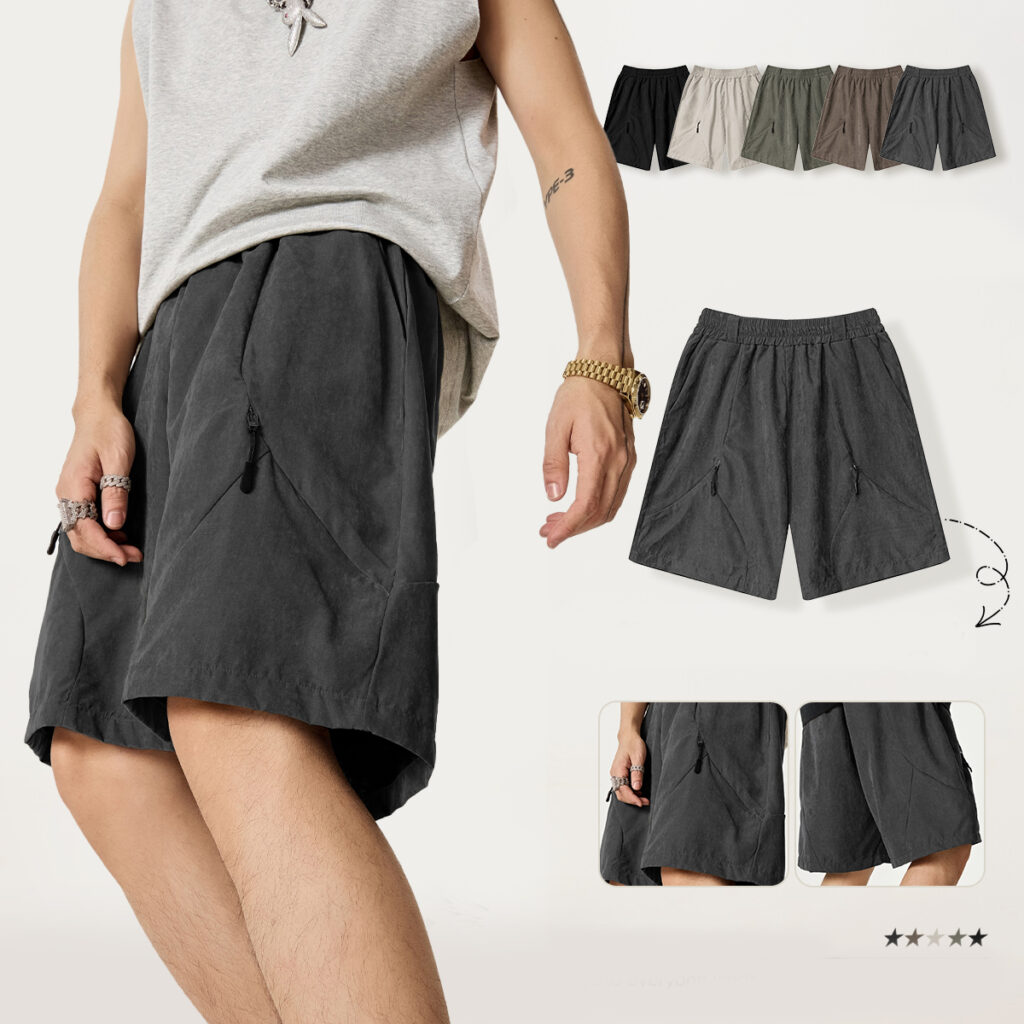 #K25126 WaterProof 160GSM Quick Dry Beach Shorts