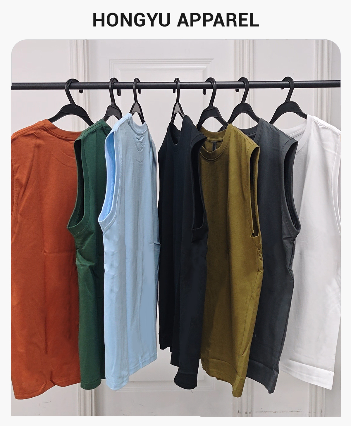 #S1006 Long-Staple 240Gsm Cotton Unisex Vest 5