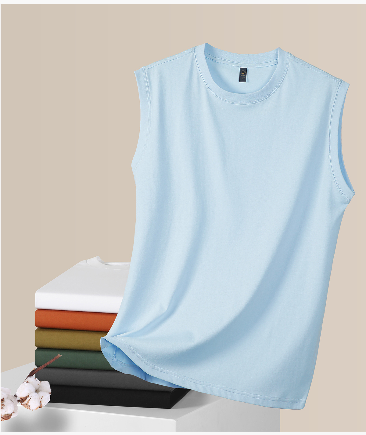 #S1006 Long-Staple 240Gsm Cotton Unisex Vest 31