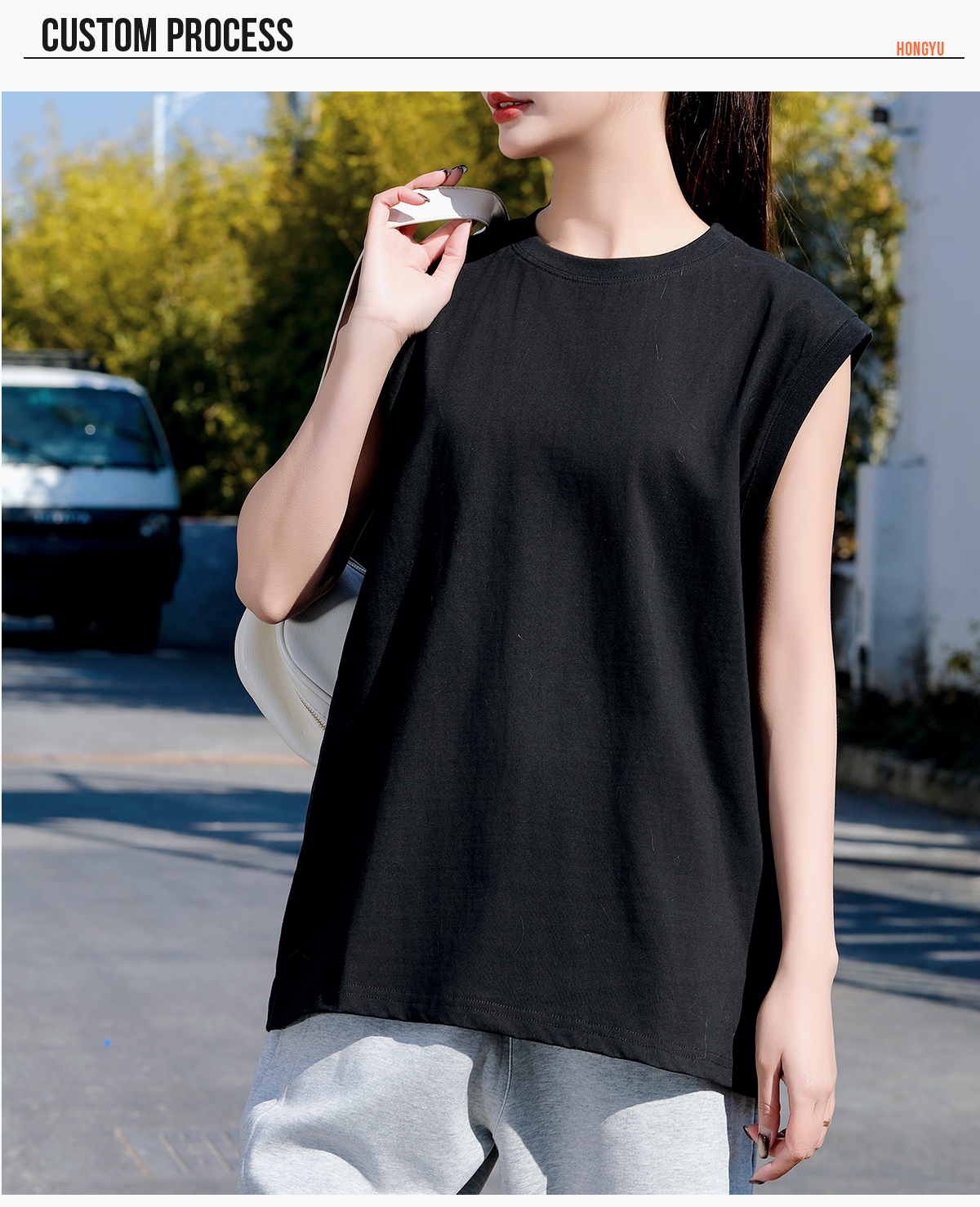 #S1006 Long-Staple 240Gsm Cotton Unisex Vest 23