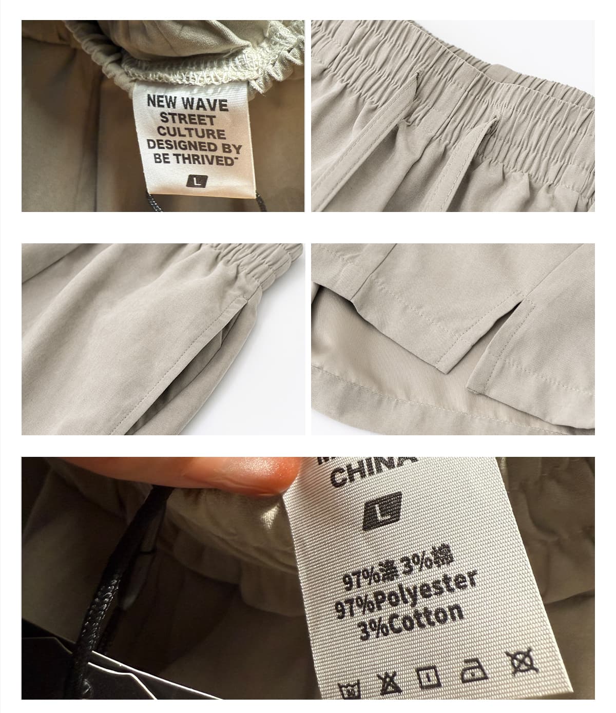 #K2585 Outdoor 160GSM Quick drying Beach Shorts 15