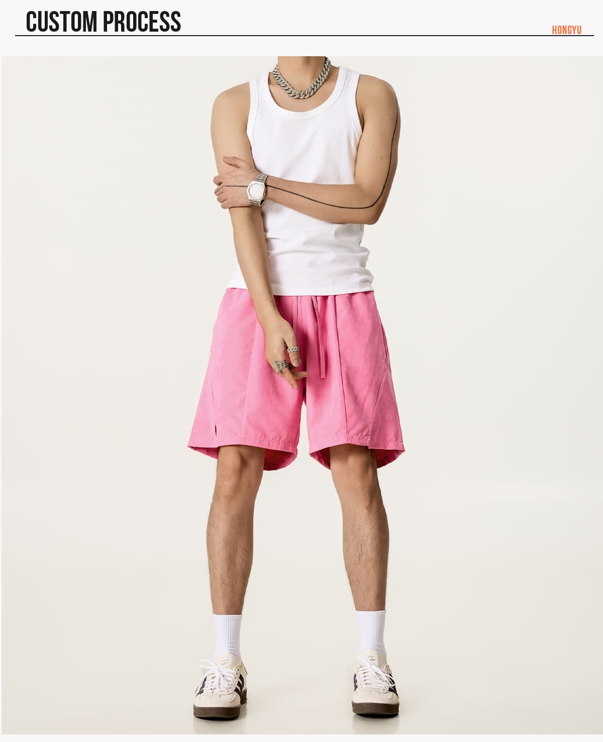#K2585 Outdoor 160GSM Quick drying Beach Shorts 19
