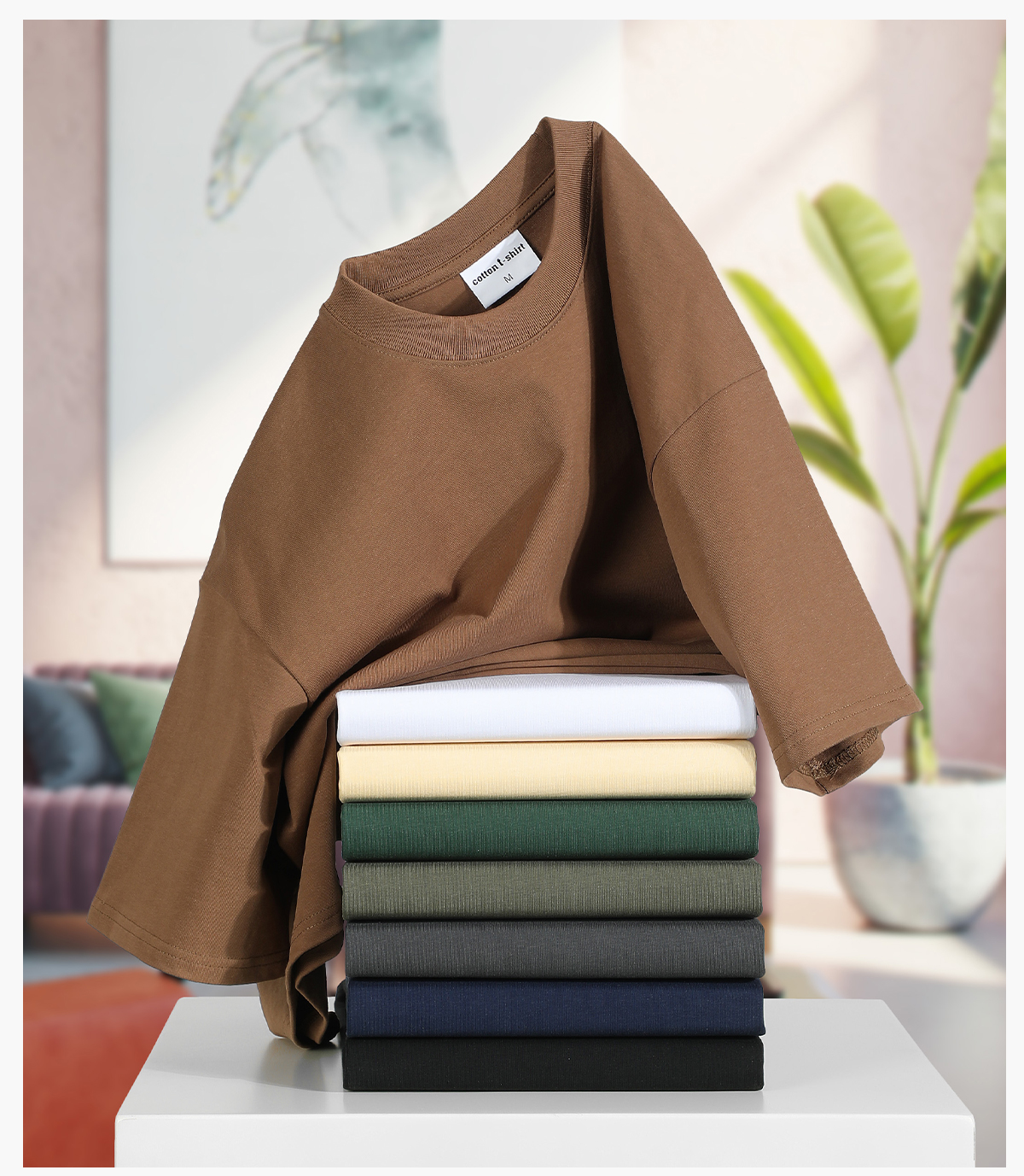 #S8320 Long-Staple Cotton 320Gsm Oversize T-Shirt 30