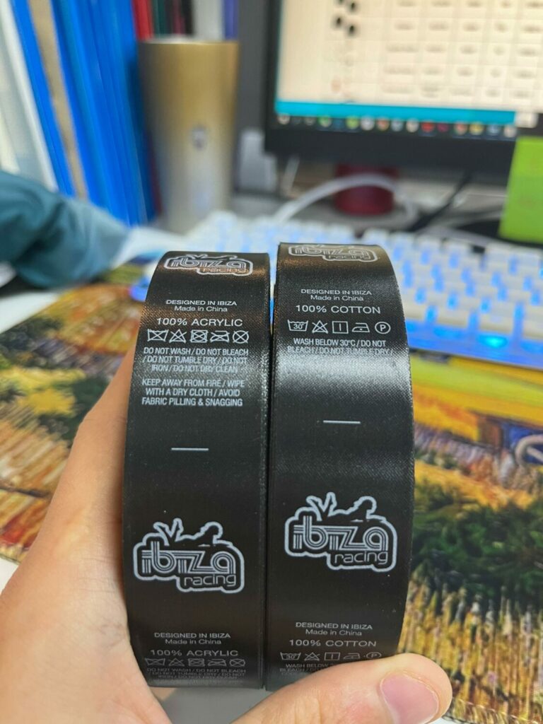 Satin Care Label