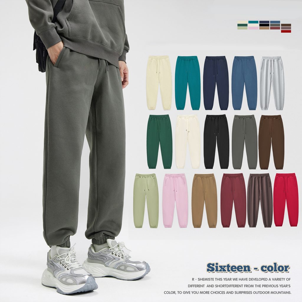 #K7001 Winter Fleece 350Gsm Jogger String Sweatpants