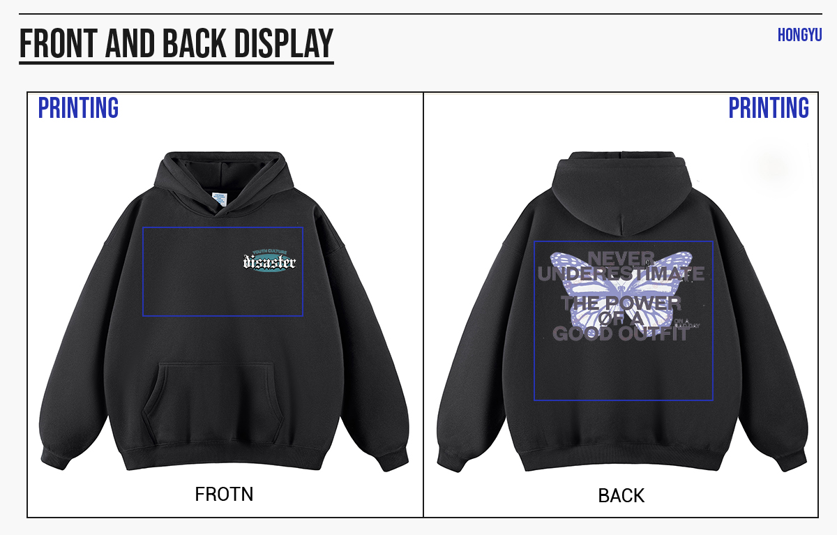#M8303 Fleece 350Gsm Unisex Oversized Hoodie S-5XL 18