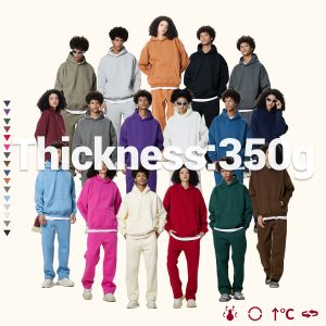 #M8303 Fleece 350Gsm Unisex Oversized Hoodie S-5XL