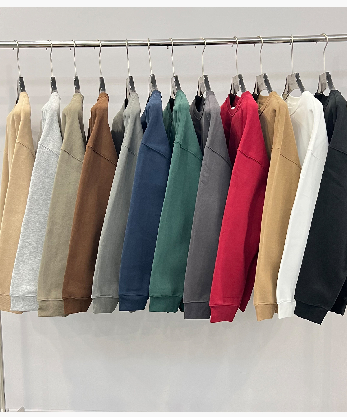 #23803 Fleece 350Gsm Overszied Crewneck Sweatshirt 32
