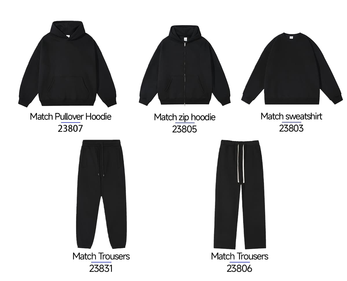 #23803 Fleece 350Gsm Overszied Crewneck Sweatshirt 22