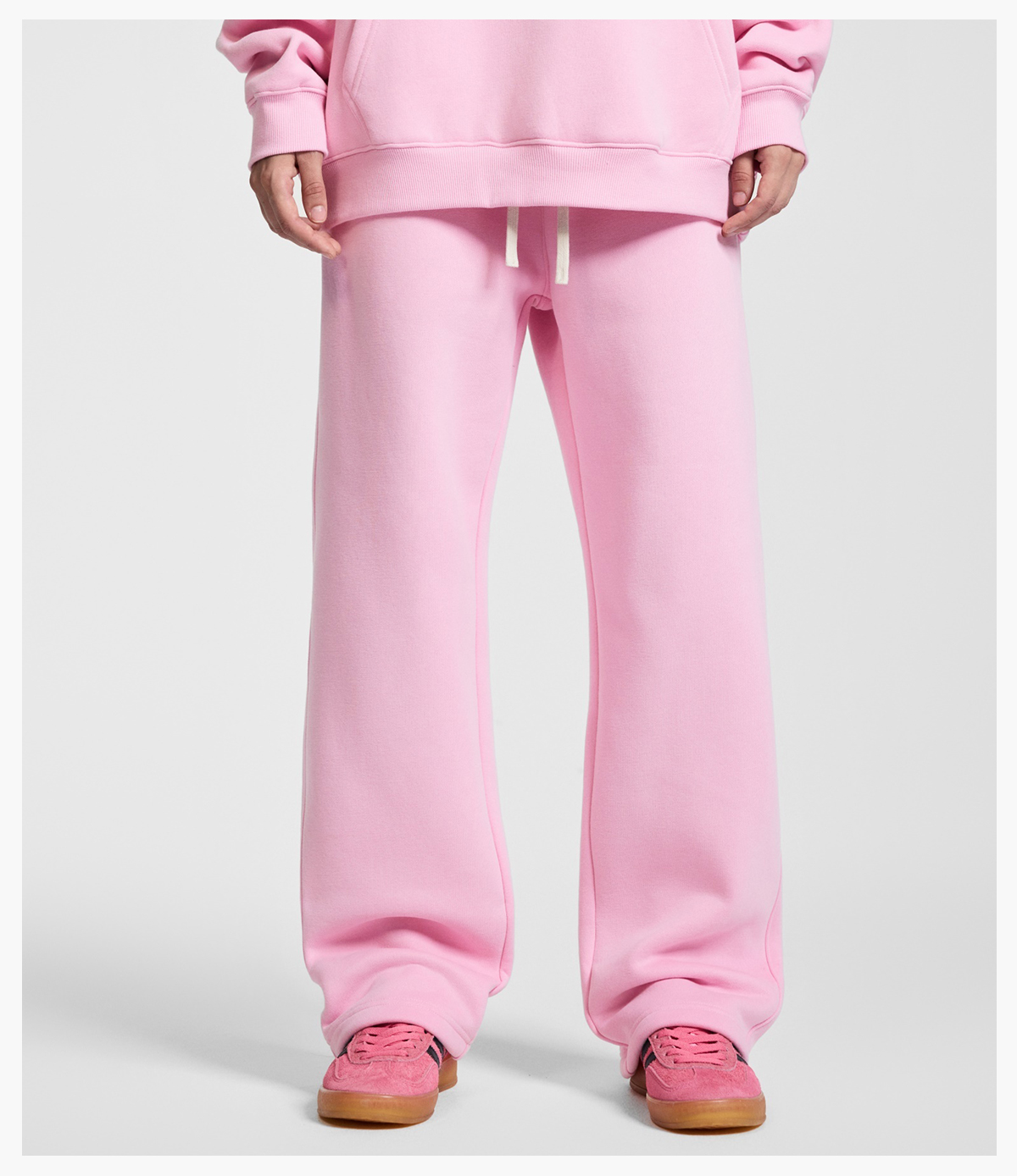 #23806 Fleece 350Gsm Straight Leg Sweatpants 25