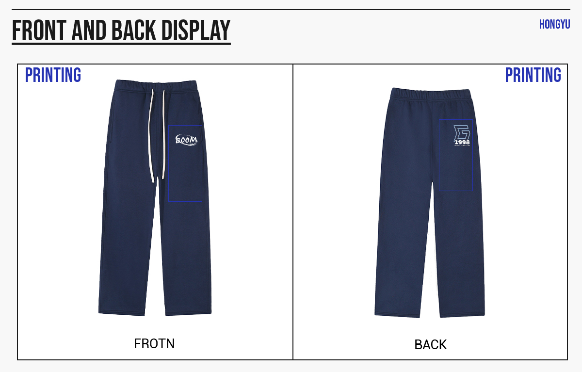 #23806 Fleece 350Gsm Straight Leg Sweatpants 19