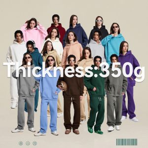#23807 Fleece 350Gsm Oversized Hoodie without String