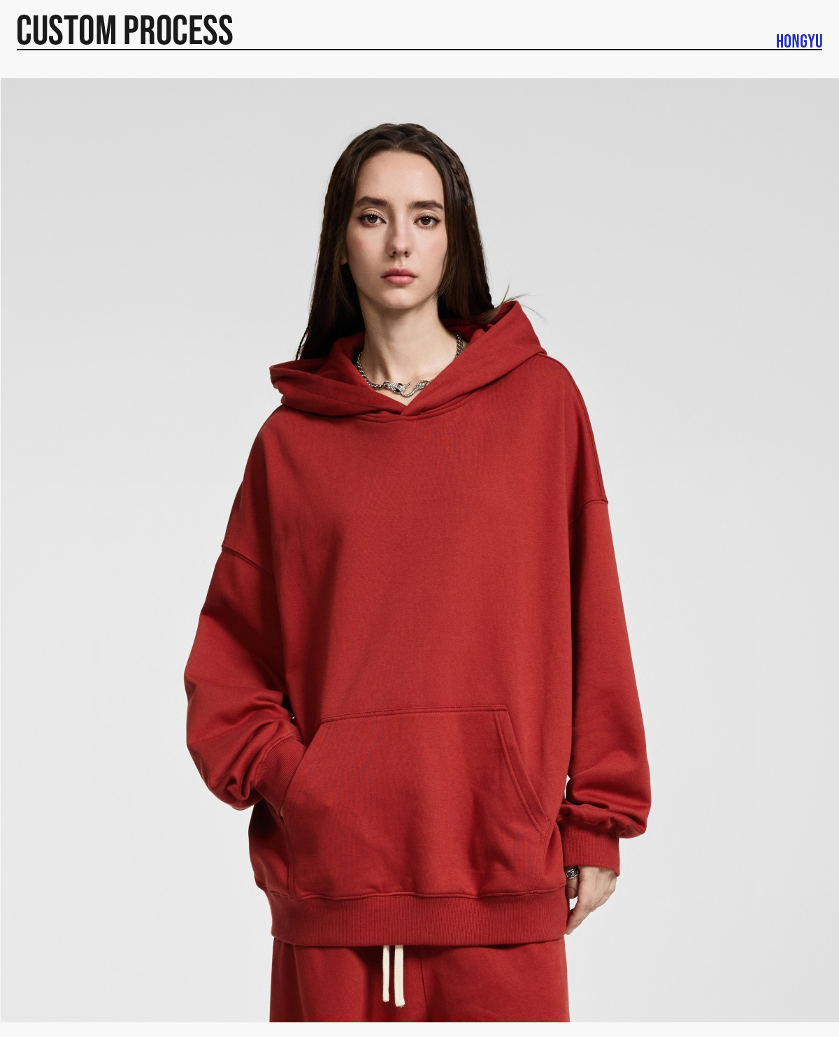 #23839 Heavy 400Gsm Terry Oversized Unisex Hoodie 18