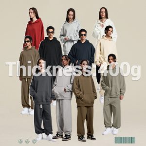 #23839 Heavy 400Gsm Terry Oversized Unisex Hoodie