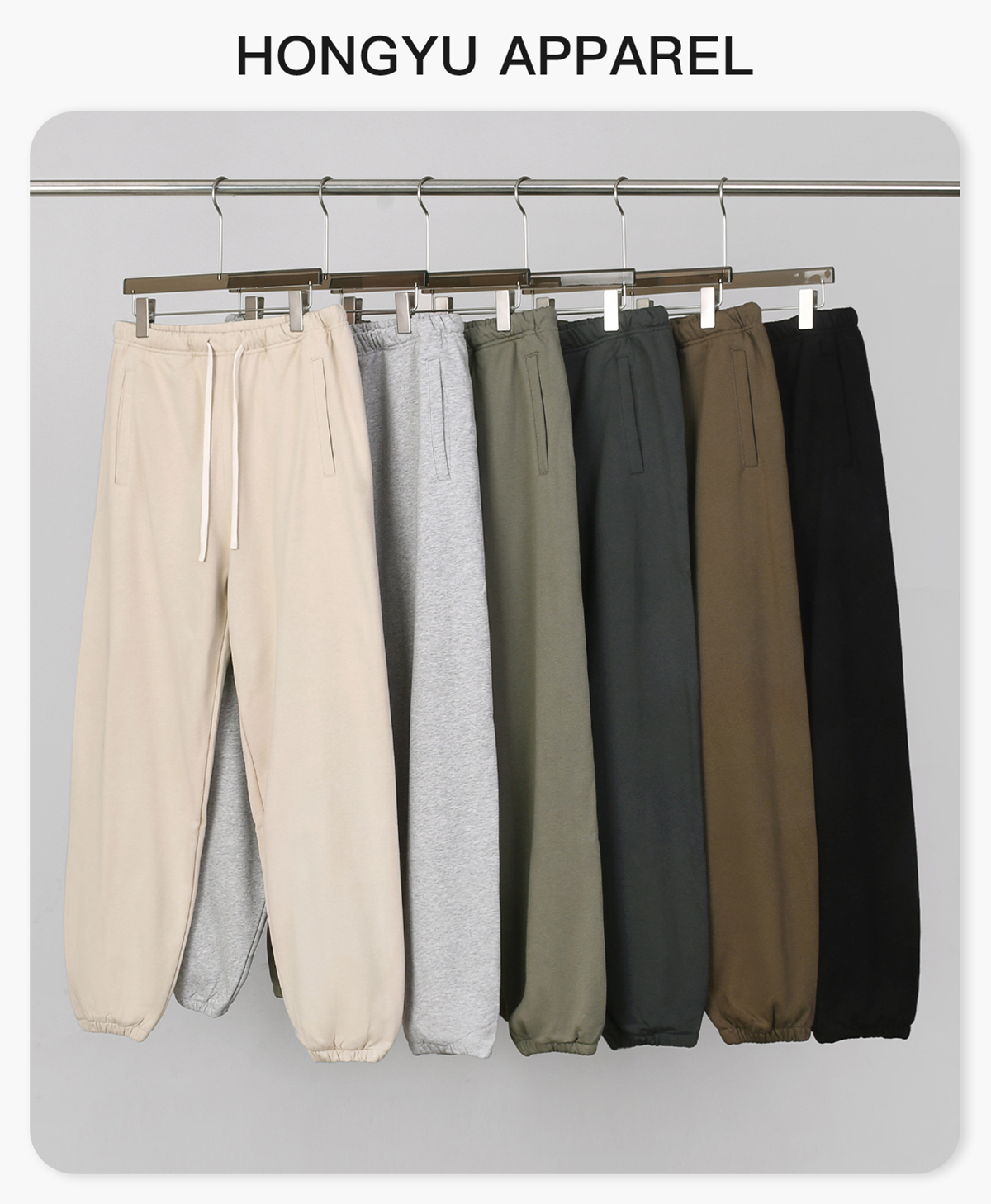 #23840 Heavy French Terry 400Gsm Joggers 3