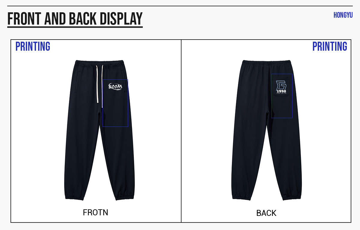 #23840 Heavy French Terry 400Gsm Joggers 15
