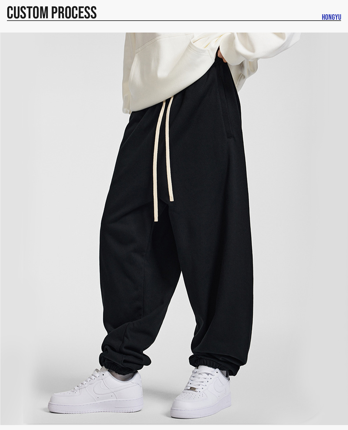 #23840 Heavy French Terry 400Gsm Joggers 17