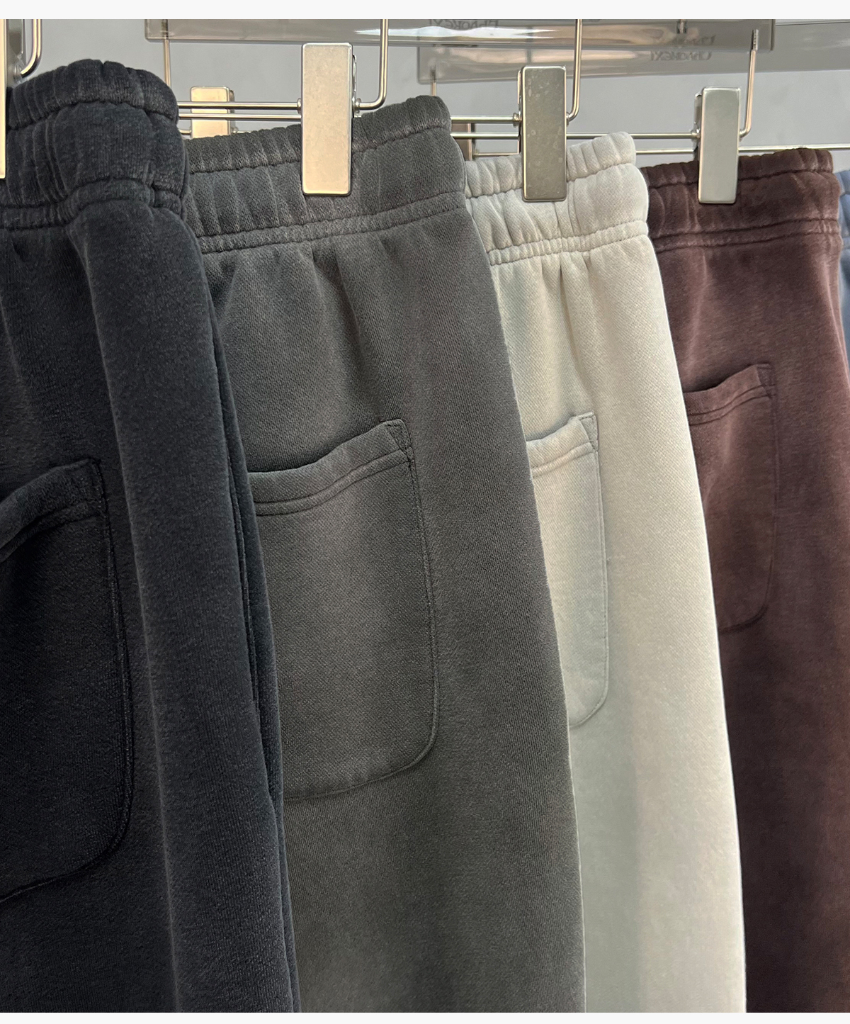 #1266 Fleece 365gsm Spary Wash Straight Leg Sweatpants 30