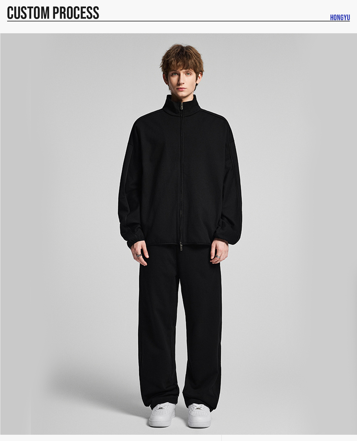 #1296 Heavy Terry 445Gsm Zip-up Oversized Jacket 19