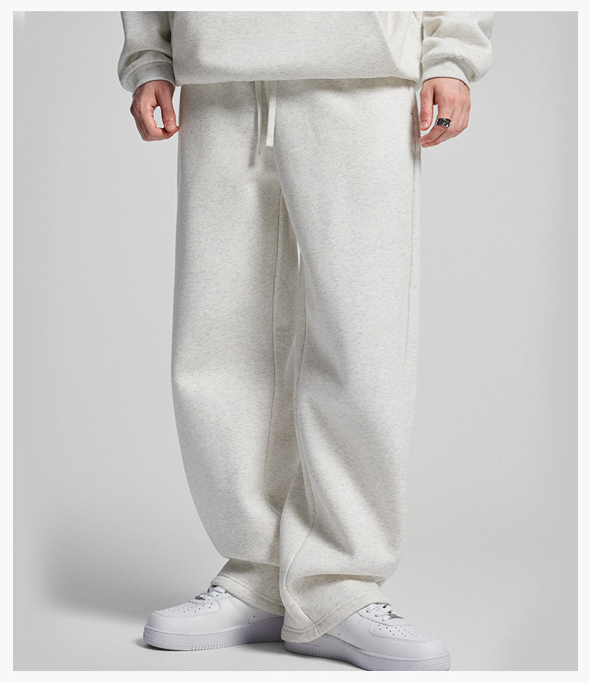 #1303 Polar Fleece 365gsm Straight Leg Sweatpants 25