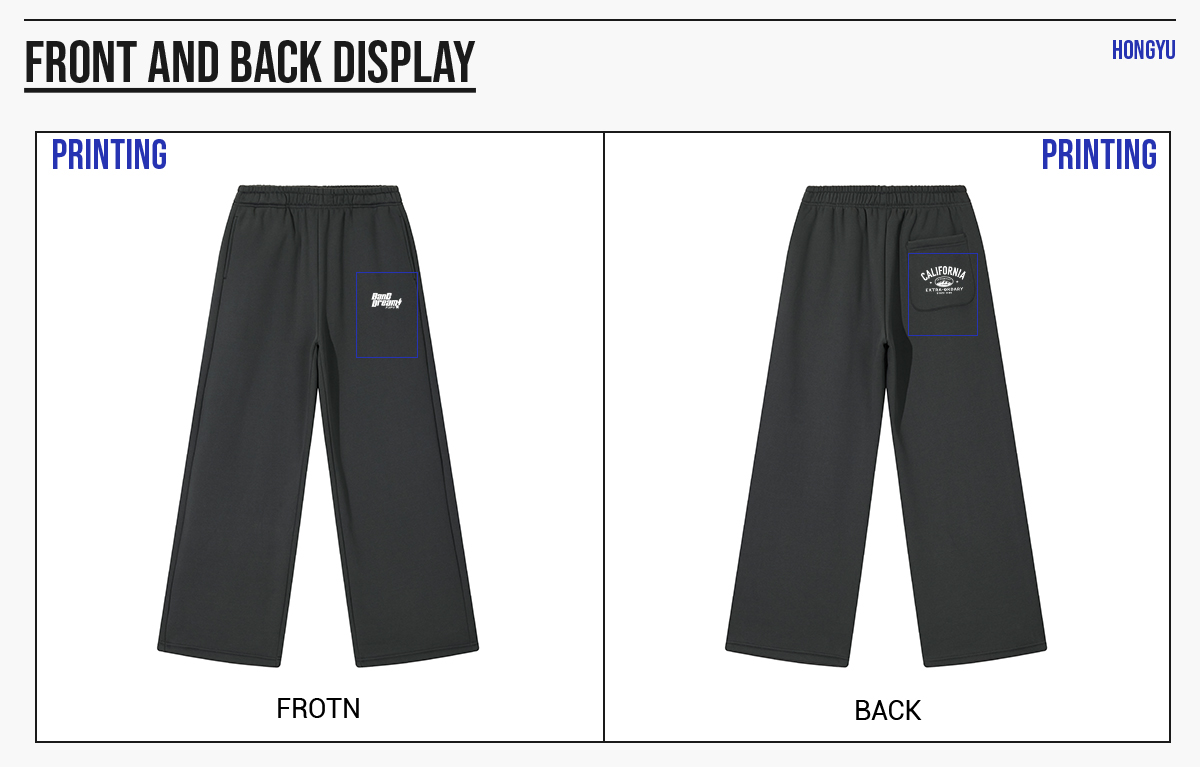 #1303 Polar Fleece 365gsm Straight Leg Sweatpants 17