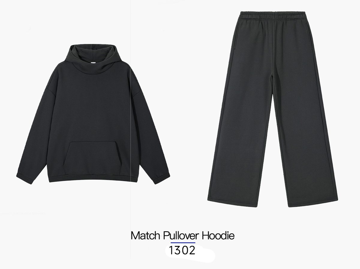 #1303 Polar Fleece 365gsm Straight Leg Sweatpants 21
