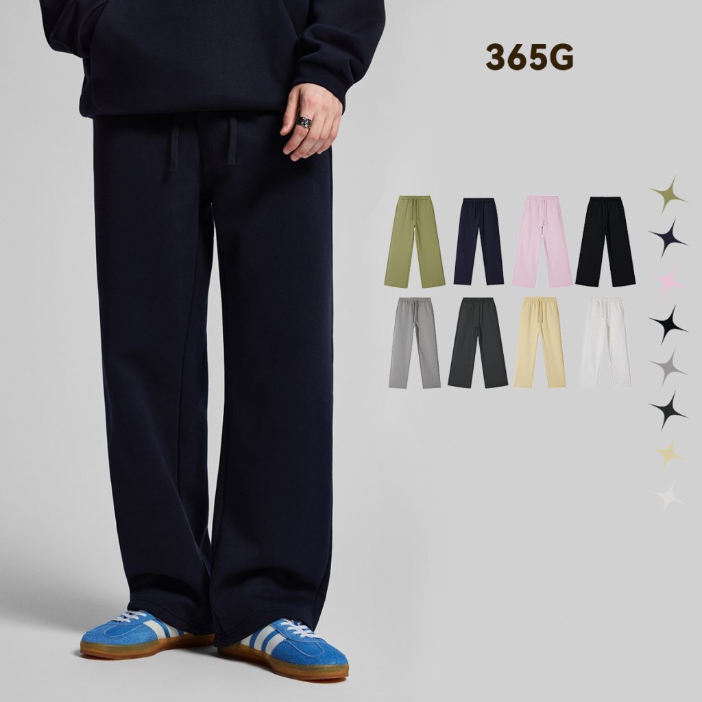 #1303 Polar Fleece 365gsm Straight Leg Sweatpants