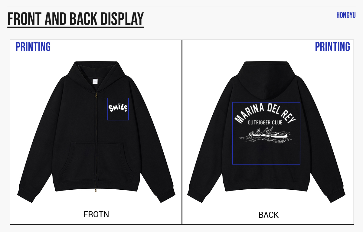 #1311 Fleece 345Gsm Oversized Zip-Up Boxy Fit Hoodie 16